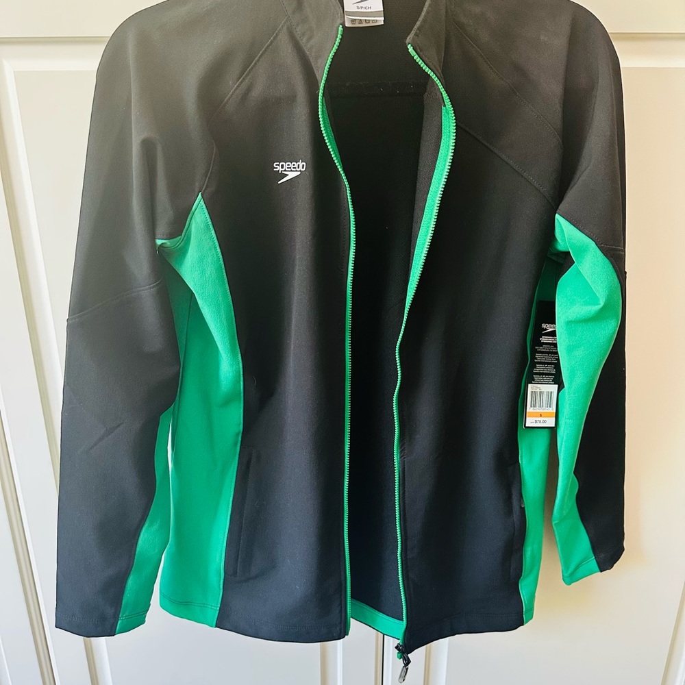 Speedo Black and Green Jacket